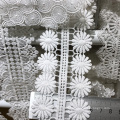 2021 new designer 3d frill flower cotton trim lace